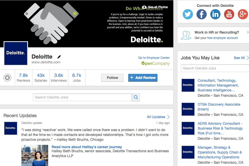 Importance of a Company's Glassdoor Profile: