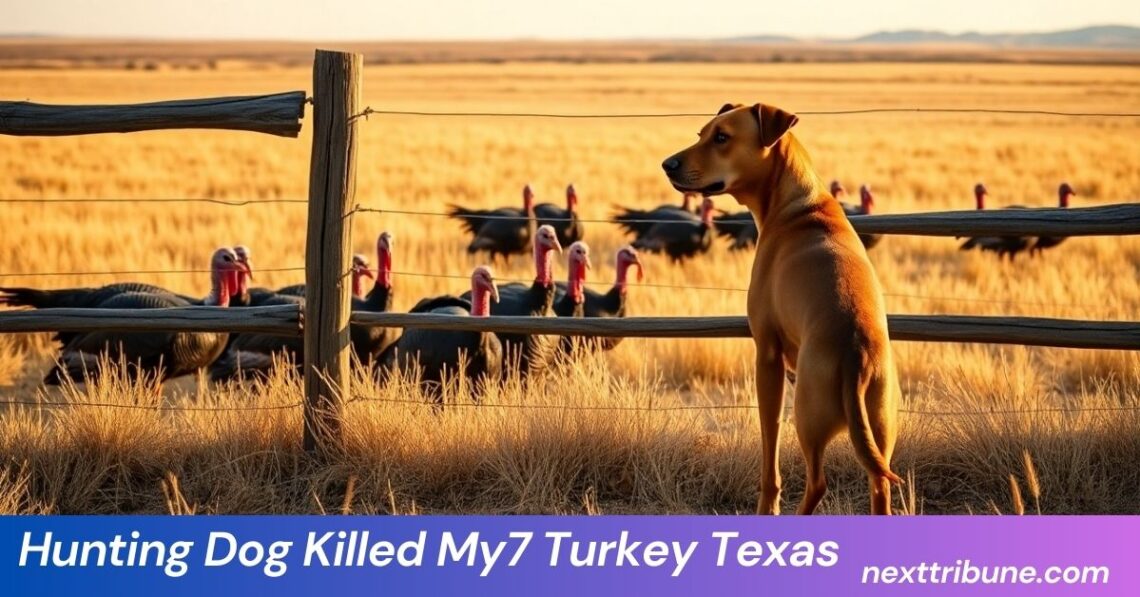 Hunting Dog Killed My7 Turkey Texas