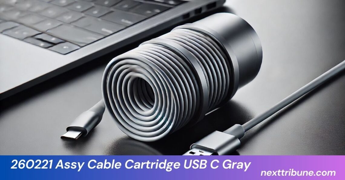 260221 Assy Cable Cartridge USB C Gray