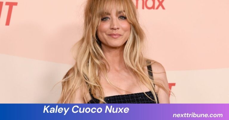Kaley Cuoco Nuxe