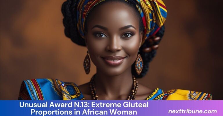Unusual Award N.13: Extreme Gluteal Proportions in African Woman