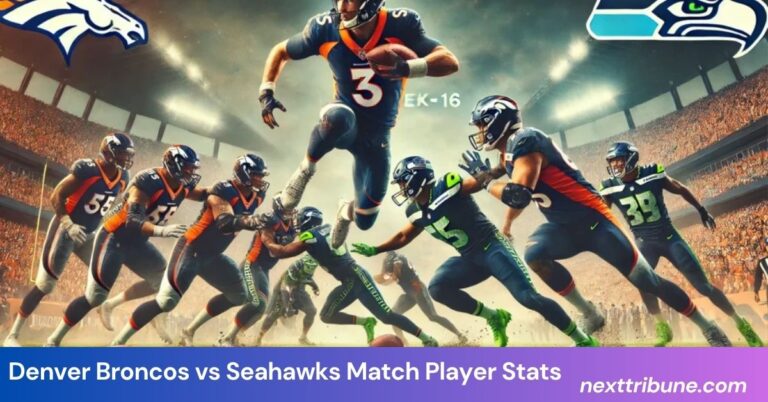 Denver Broncos vs Seahawks Match Player Stats